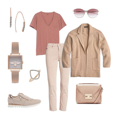 Charming Rose Gold Outfits